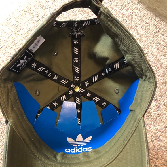 🆕 adidas Originals Forest Camouflage Relaxed Hat - Picture 7 of 8